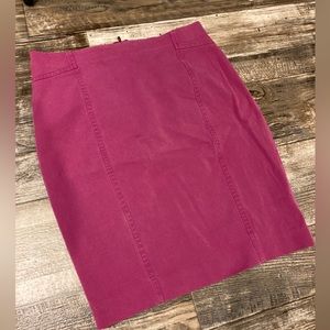 PRETTY IN PINK 💖 ADORABLE ANN TAYLOR ✏️ PENCIL SKIRT, Size 2 GUC 👛